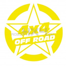 Adesivo stella US ARMY 4x4 off road 30x30cm
