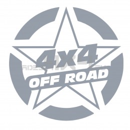 Adesivo stella US ARMY 4x4 off road 30x30cm