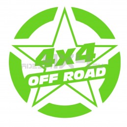 Adesivo stella US ARMY 4x4 off road 30x30cm