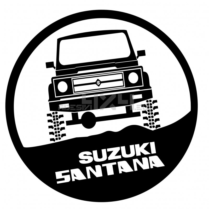 Adesivo cerchio SUZUKI santana