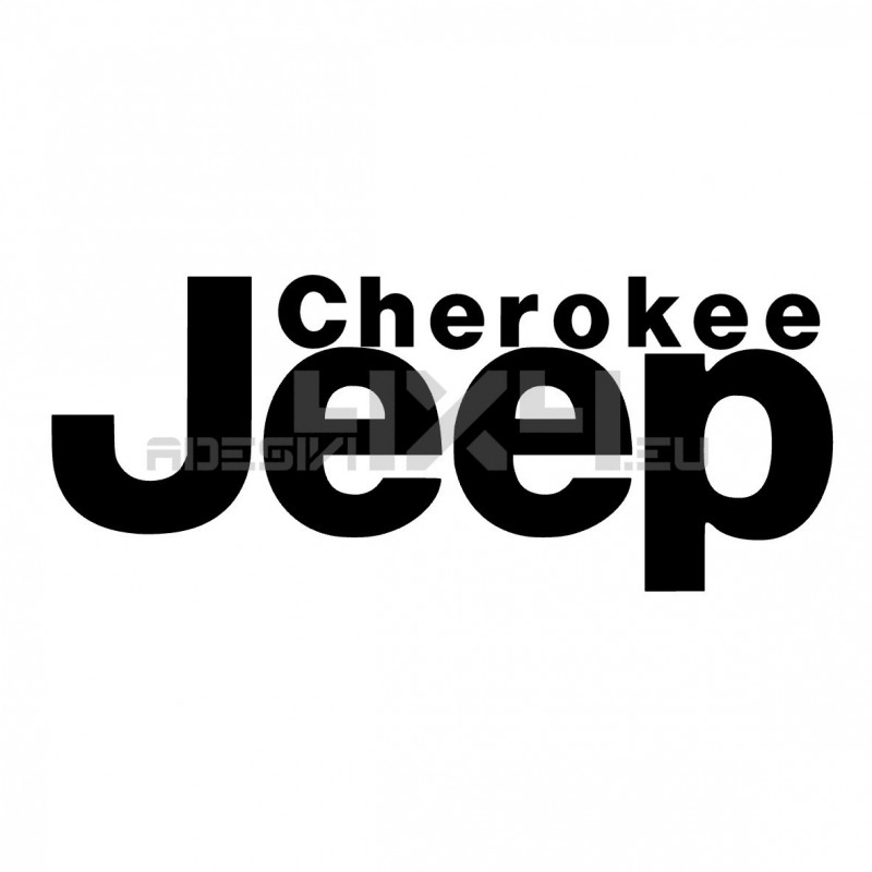 Adesivo scritta JEEP CHEROKEE