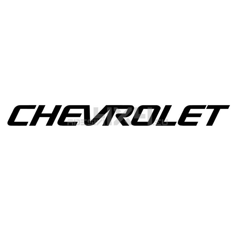 Adesivo chevrolet scritta