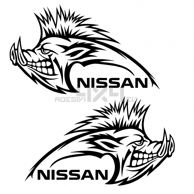 Adesivo cinghiale NISSAN Adesivo cinghiale NISSAN