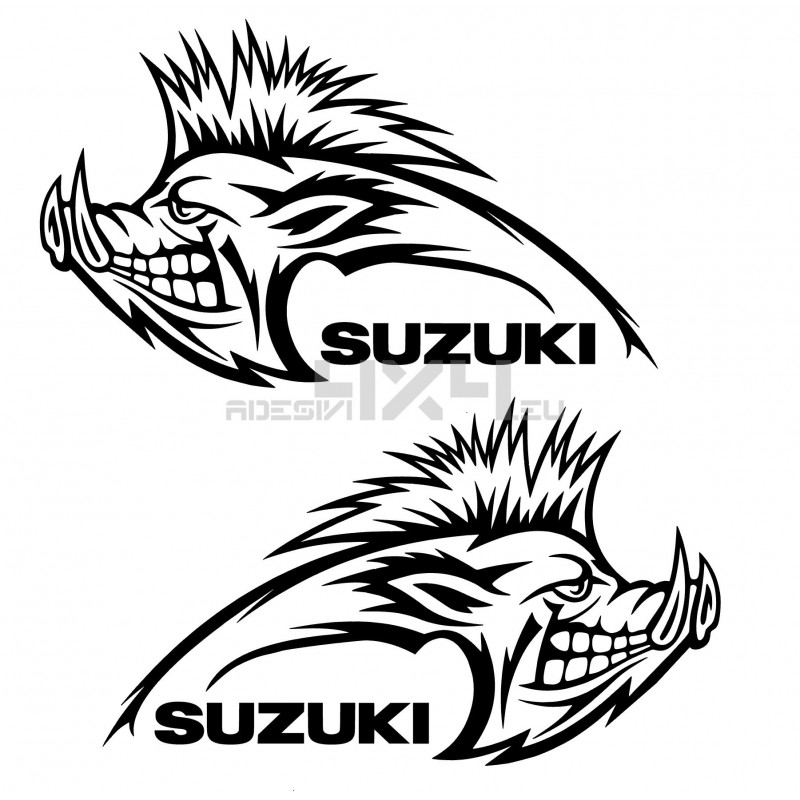 Adesivo cinghiale SUZUKI