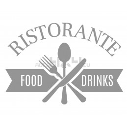 Adesivo vetrofania ristorante 1
