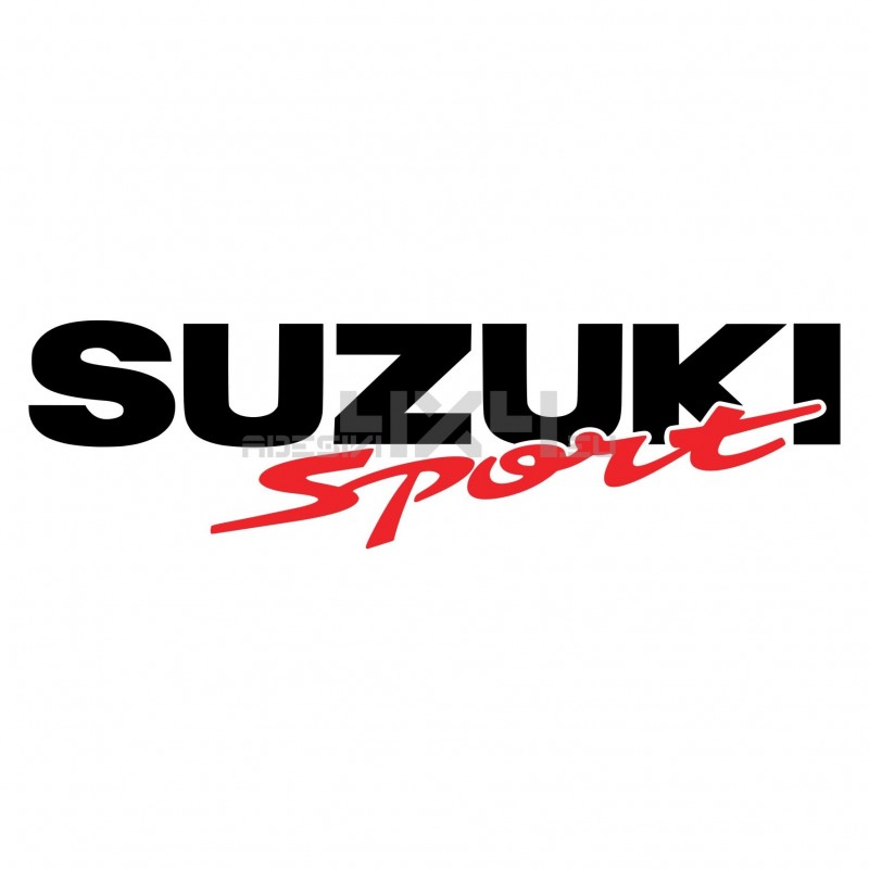 Adesivo scritta suzuki sport
