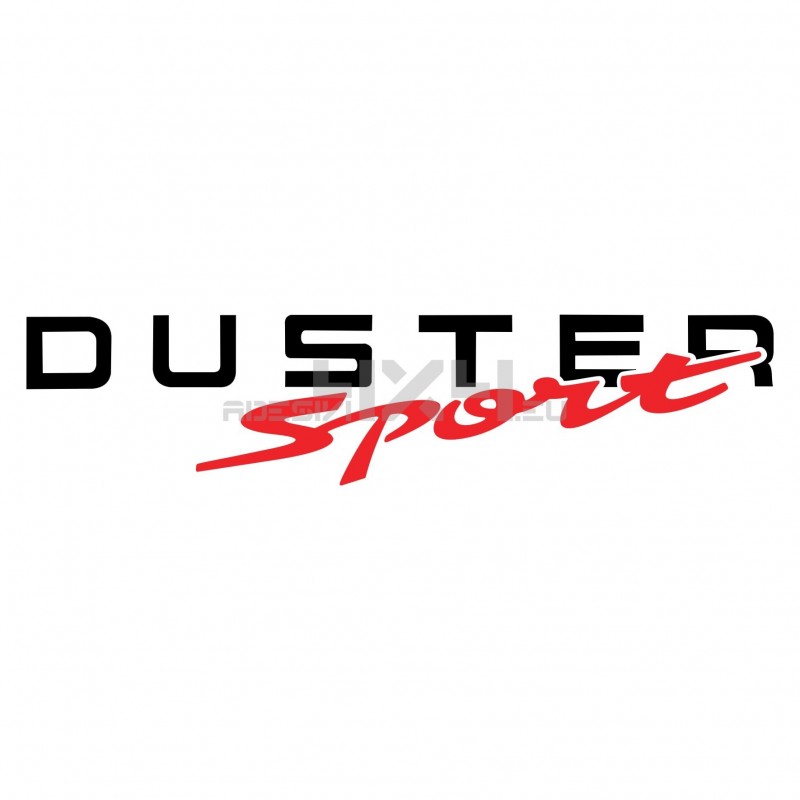 Adesivo scritta duster sport Adesivo scritta duster sport
