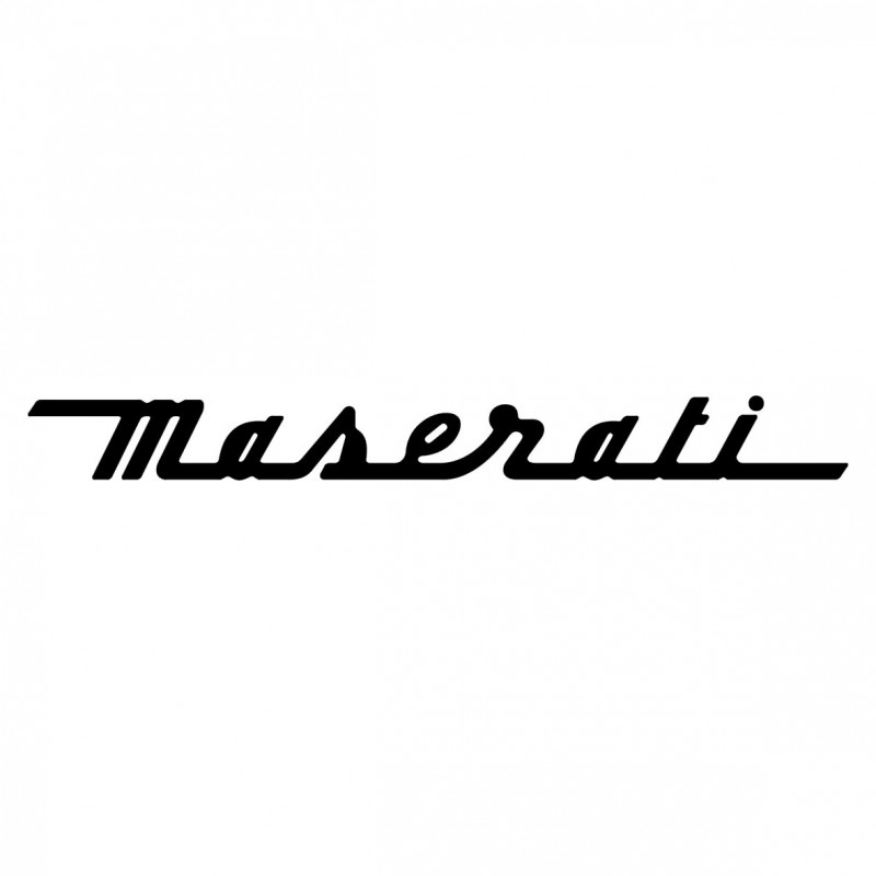 Adesivo maserati scritta