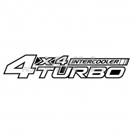 Adesivo 4x4 turbo intercooler