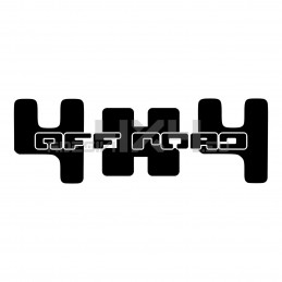 Adesivo FIAT Panda scritta 4x4 OFF ROAD