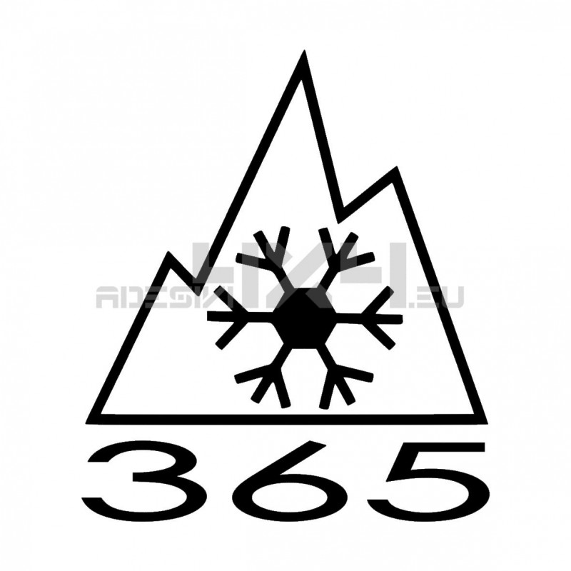 Adesivo 365 neve