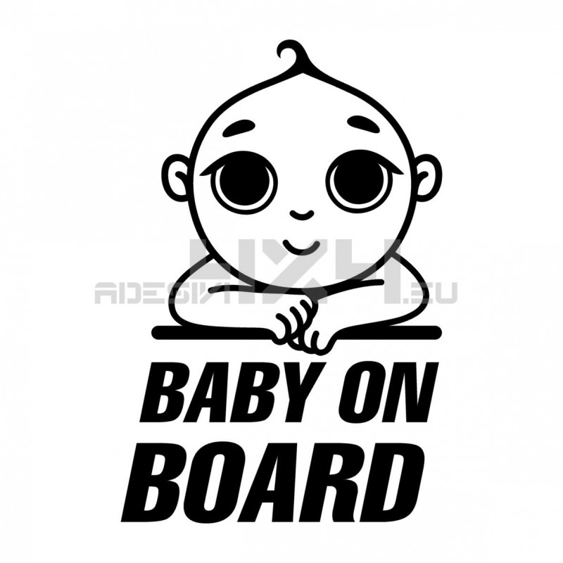 Adesivo baby on board 01
