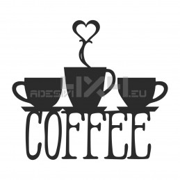 Adesivo coffee love 01