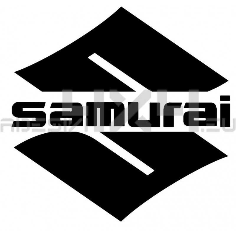 Adesivo logo SUZUKI scritta samurai