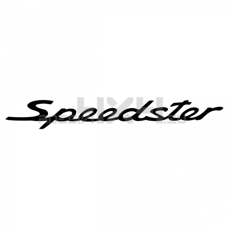 Adesivo Porsche scritta speedster