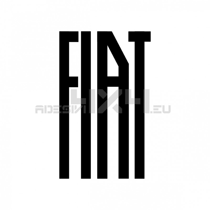 Adesivo logo FIAT mod.d
