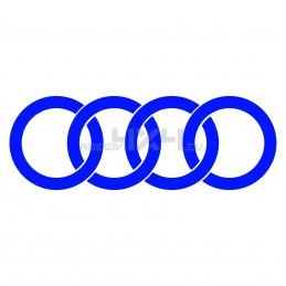 Adesivo logo AUDI 3