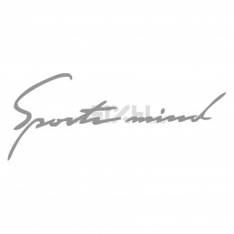Adesivo scritta Sport mind