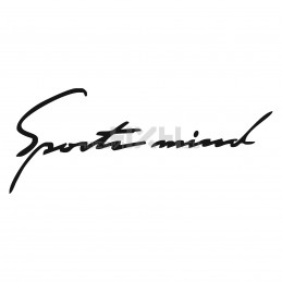 Adesivo scritta Sport mind