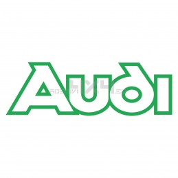 Adesivo scritta AUDI contorno