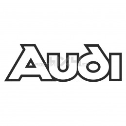Adesivo scritta AUDI contorno