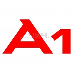 Adesivo AUDI scritta A1