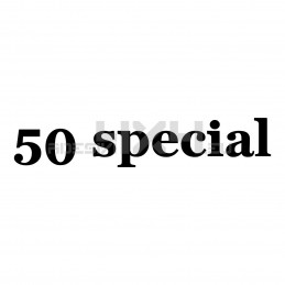 Adesivo scritta 50 special