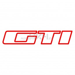 Adesivo scritta GTI ver.3
