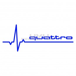 Adesivo audi quattro pulse
