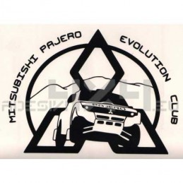 Adesivo Mitsubishi pajero evolution club