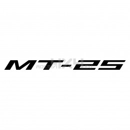 Adesivo yamaha mt-25 scritta