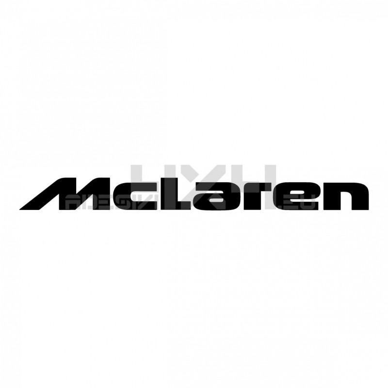 Adesivo mclaren scritta