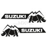 Adesivo Suzuki montagne logo