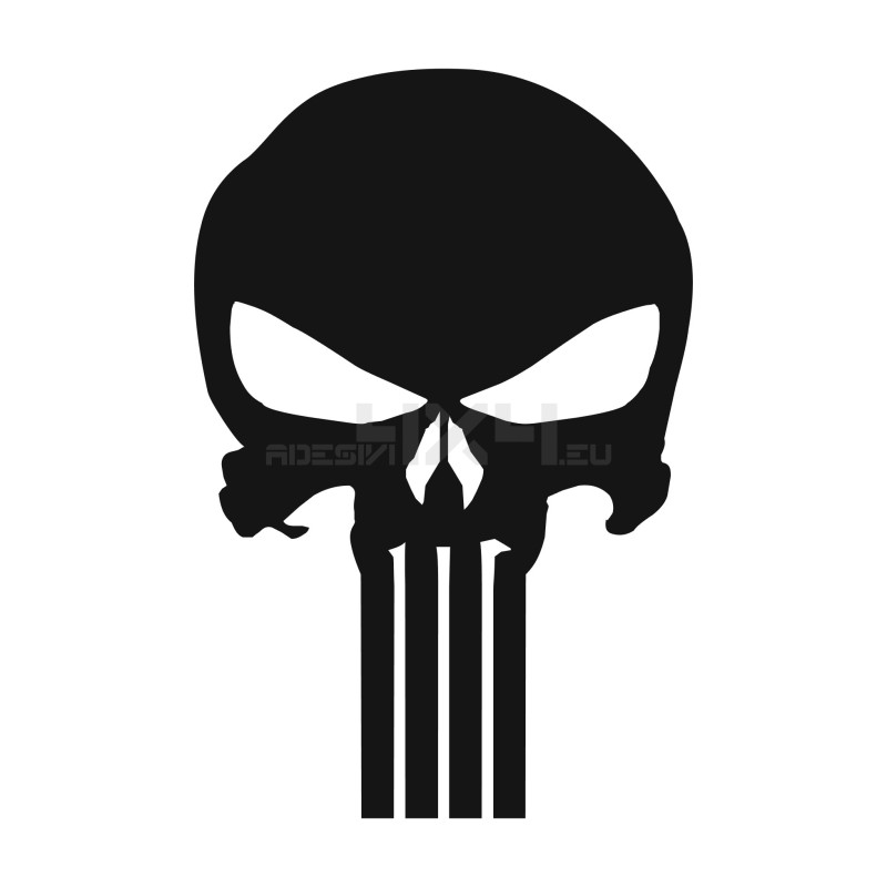 Adesivo THE PUNISHER teschio V2