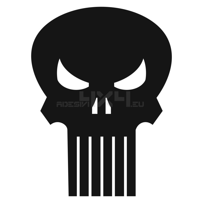 Adesivo THE PUNISHER teschio V3