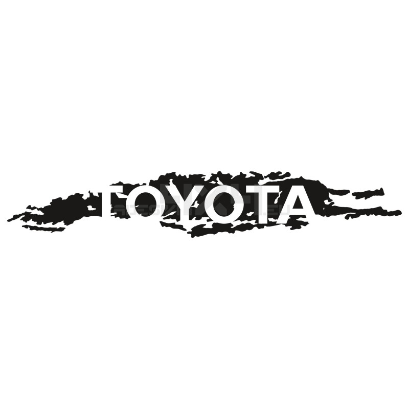 Adesivo toyota fango