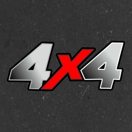 Adesivo 4x4 V2 stampato