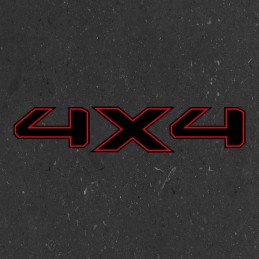 Adesivo 4x4 V4 stampato