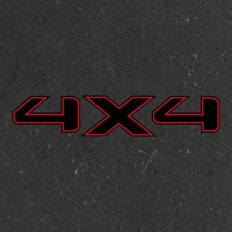 Adesivo 4x4 V4 stampato