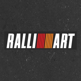 Adesivo ralliart stampato