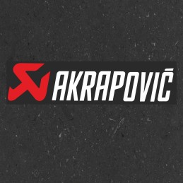 Adesivo AKRAPOVIC V2 stampato