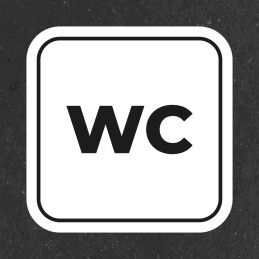 Adesivo WC bagno...
