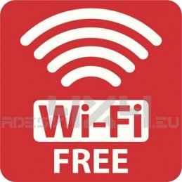 Adesivo  wifi free mod.4
