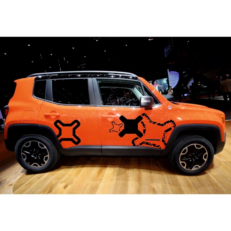 Adesivo grafica JEEP renegade v2