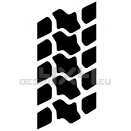 Adesivo impronta pneumatico TRAC XL