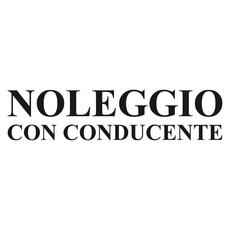 Adesivo NOLEGGIO CON CONDUCENTE v2
