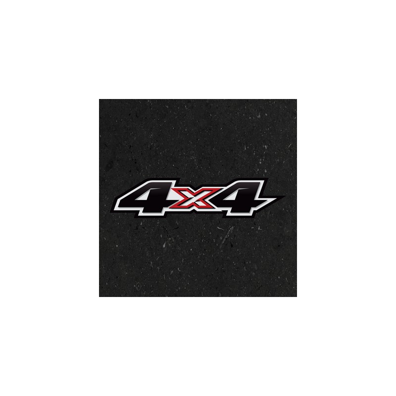 Adesivo 4x4 V8 stampato