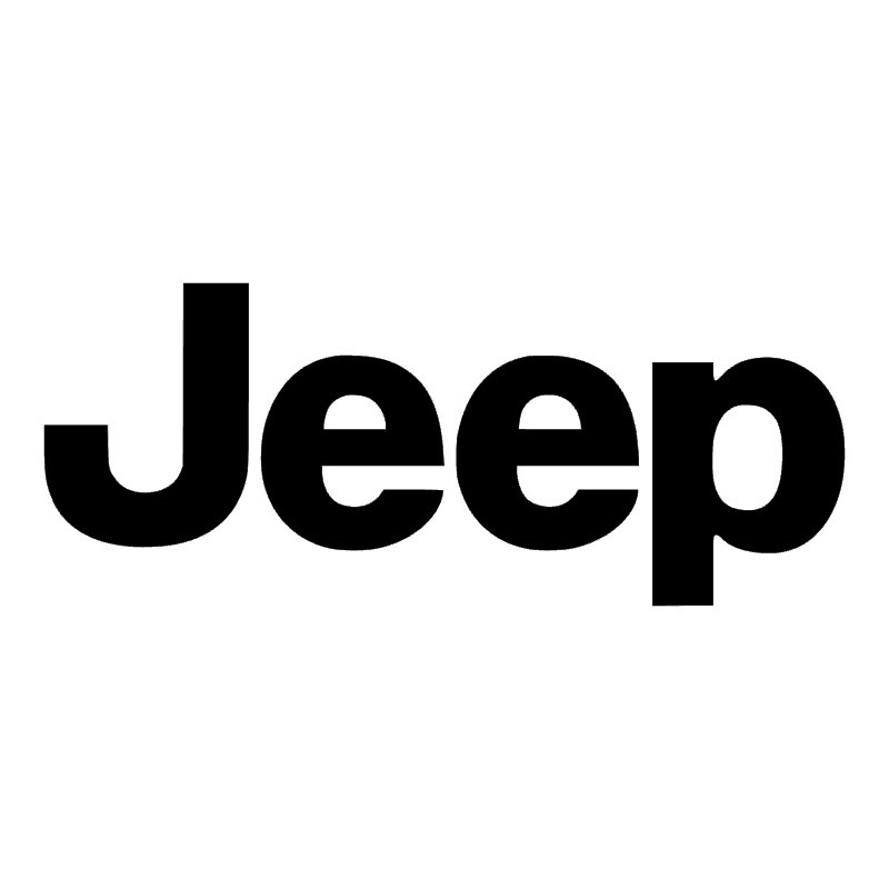 Adesivo Jeep logo scritta