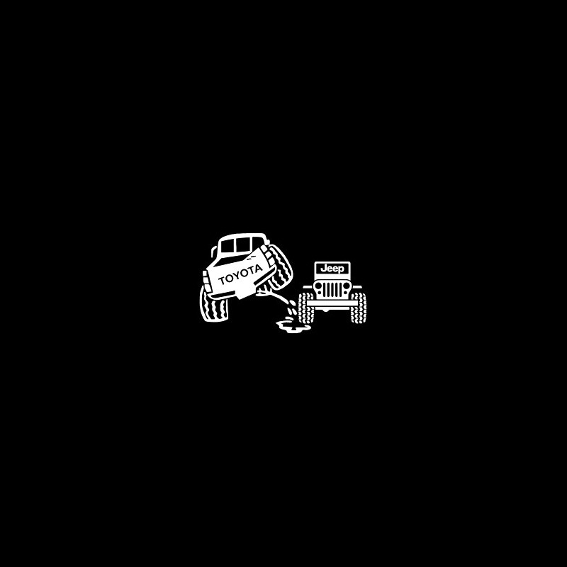 Adesivo toyota vs jeep v2