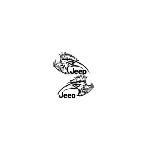 Adesivo cinghiale JEEP